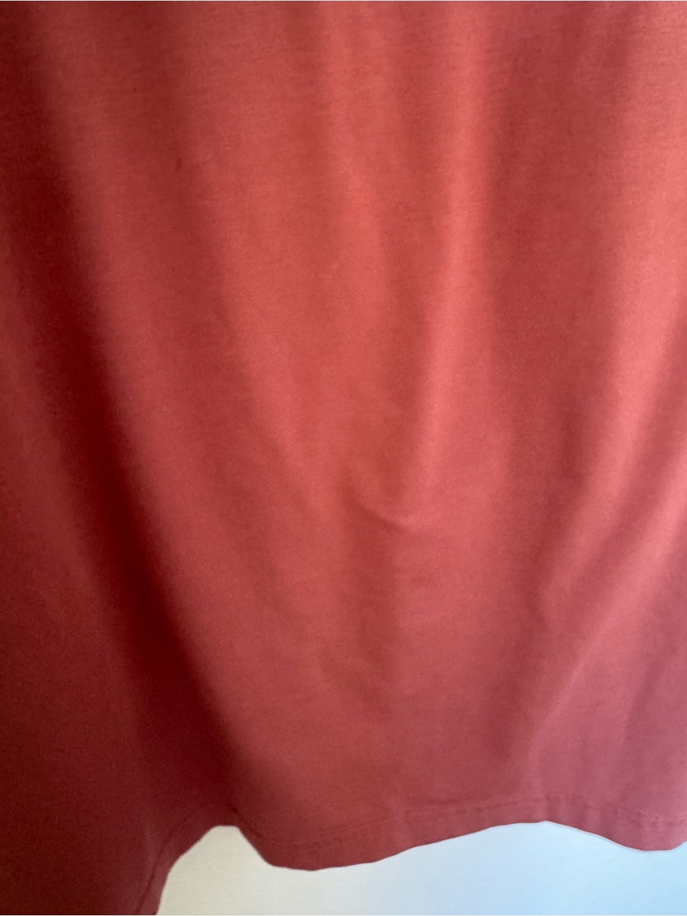 Rhone Mens Element V Neck T Shirt Organic Pima Cotton Pink Salmon XL EUC - Picture 10 of 10